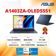 Asus Vivobook 14X A1403ZA OLEDS552 Core i5-12500H 8GB SSD 512G W11 OHS