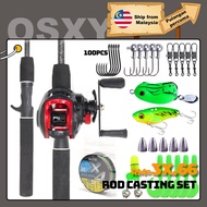 💥Harga acara 3x.66💥OSXY Mancing Set Fishing Rod Set 168cm 180cm 210cm 5.5/6.0/7 Kaki Casting Fishing
