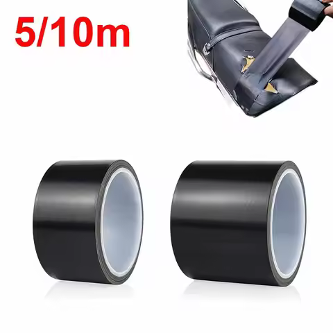 5m/10m Heavy Duty Waterproof Black Duct Tape Strong Adhesive Gaffer Tape for Repairs Sealing Indoor 