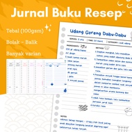 Recipe Book Journal - Cooking Notes Planner Organizer Inspiration Cooking DiaryNotes Recipes