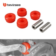 BEVINSEE 80A Polyurethane Rear Outer Upper Control Arm Bushing for BMW E46 E36 E85 E86 E89, Adjustab