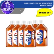 [Bundle of 6] Walch Multi-Purpose 2X Disinfectant (Concentrated) 1L