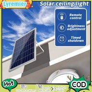 1 Day Shipping Solar Lights Indoor Home Intelligent Solar Ceiling Light With Remote, 30/50/100/200 R