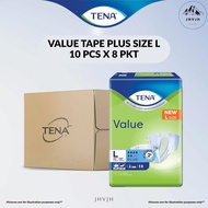 [CARTON DEAL] TENA ADULT DIAPERS // VALUE TAPE L // TENA VALUE SERIES / TENA PROSKIN SERIES / TENA A