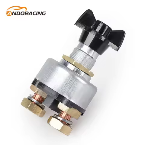 Car 12V/24V 200A Lucas SSB106 Style Auto RV Fixed Handle Key Battery Kill Cut Off Isolator Rotary Sw