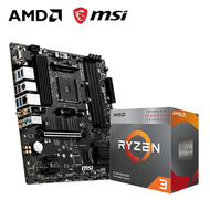 【真香】微星 B550M PRO-VDH WIFI+AMD【四核】Ryzen3 3200G