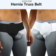 KOOLISM Hernia Truss Belt, Adjustable Breathable Groin Support Belt, Man Support Recovery Strap Supp