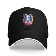 Border Collie Lovers Pop Art Color Design Border Collie Dog Versatile And Stylish Baseball Cap For A