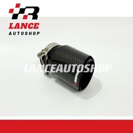 Akrapovic Exhaust Single Tip Muffler Tail Pipe Akrapovic Carbon Fiber Glossy Universal