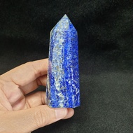 แท่งหินลาพิสลาซูลี ลาพิสลาซูลี หินก้อนลาพิสลาซูลี หินลาพิสลาซูลี(Lapis Lazuli)สูง 9 ซม. กว้าง 3.6 ซม. หนา 2.4 ซม. น้ำหนัก 128.4 g.