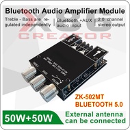 MẠCH TĂNG ÂM CLASS D 50Wx2 ZK-502MT BLUETOOTH 5.0 X86