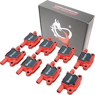 DRAGON FIRE PERFORMANCE 8pc Ignition Coil Power Pack Tune Up Set Kit Compatible Replacement For Chev