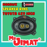 MOHAWK Car Audio Accessories 6 by 9 Inch Speaker Ring for TOYOTA vehicles, MA-T69SR