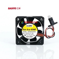 A90L-0001-0508 9WF0624H4D03 DC24V 0.15A original fan with original 60 x 60 x 25mm