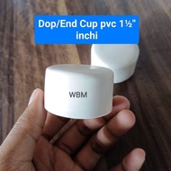 Dop 11/2 inch pipe cap 1 1/2 inch pvc original