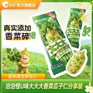 洽洽大大大香菜瓜子仁香菜Coriander and Melon Seeds180g Freeze-Dried Coriander Flakes Melon Seed Snack