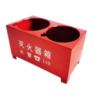 ST/💟Stainless Steel Fire Extinguisher Sub-Fire Box2Only8/4kg Dry Powder Fire Extinguisher Box5/4kgDouble package JZLF