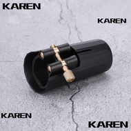 KAREN1 ​Ligature Fastener​, ​Plastic Cap​ PU ​Clarinet Ligature​, ​Durable Black ​Clarinet Mouthpiec