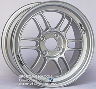ล้อแม็กซ์ ENKEI RpF1 ขอบ15นิ้ว 4รู100 สีคลาสสิคซิลเวอร์ กว้าง7นิ้ว Offset35 [7682]