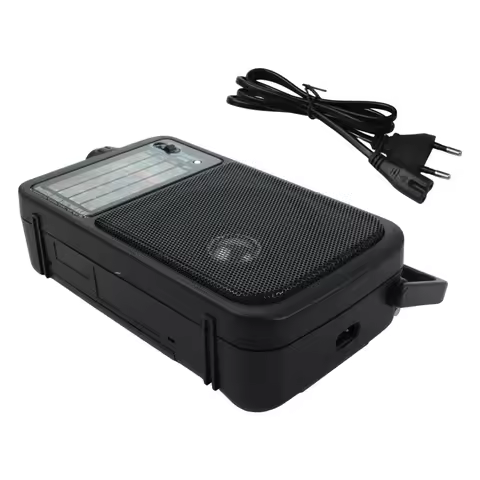 1pc Retro Multi-Band Radio Portable Elegant Full Band Handheld Weather Radio Built-in Speaker For-Em