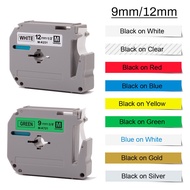 9mm/12mm Label M Tape MK231 MK-231 MK131 MK221 MK-221 MK121 MK531 MK631 MK731 MK831 Compatible for B