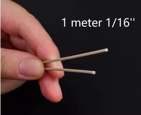1 meter 1/16'' Liquid phase peek tubing outside diameter 1/16 inch OD PEEK Capillary tube HPLC liqui