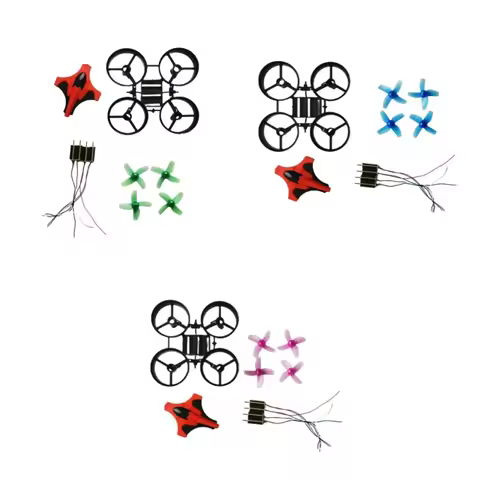 DIY Mini RC Drone Kit-BLH8700/BLH8580/NH-010 Frame 6x15mm Motors CW/CCW Propellers Compatible with I