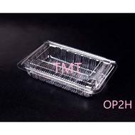 #READY STOCK#OPS-OP2H,OPS-3H CLEAR  PLASTIC CONTAINER(100PCS±) #BEKAS KUIH #KOTAK KUIH