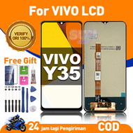 ORI LCD VIVO Y35 Y36 Y81 Original asli hp Touchscreen Mencegah Layar Meledak FHD Kualitas Terbaik
