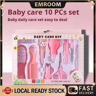 10pcs/set Baby Care Kit Baby Hygiene Kit Nail Scissors Clipper Portable Infant Child Healthcare Tool