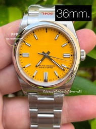 นาฬิกาข้อมือ RL Oyster Perpetual (OP) Yellow 31,36,41MM (Top Swiss) (สินค้าพร้อมกล่อง) (ขอดูรูปแบบไม่เซ็นเซอร์ได้ที่ช่องแชทค่ะ)