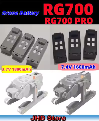 JHD Battery Drone RG700 Pro Bateria For RG700 NO GPS OR GPS Battery 3.7V 1800/7.4V1600mAh For RG700 