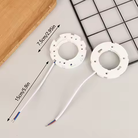 5pc GX53 Base Fitting For GX53 Lamps Fly Leads For LED And CFL GX53 Light Bulb Fitting Ceiling Wall 