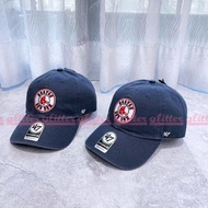 glitter 47Brand MLB Boston Red Sox Clean Up Retro Blue Old Hat Baseball Cap 47