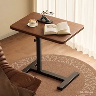 Simple bedside sofa, bedroom desk, dormitory mobile computer table, small table, adjustable table, l