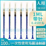 People Use Once Syringe Sterile Straight Needle Tube Screw 1ML ml Syringe Syringe Needle