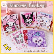 (Read Description) DIAMOND Painting DIY Full Drill Canvas Size 20x20 30x30 15x20CM Aesthetic Canvas Painting Kit With Frame Painting Easy Creative Sanrio Cute Kids Activities Kuromi Spongebob Lotso viral Birthday Gift