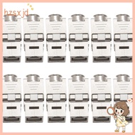 12 Pcs RJ45  Cat7 Cat6A Shielded  Zinc Alloy Module Network  Jack Connector Adapter 10GB Network hzs