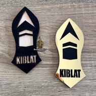 ACRYLIC DIRECTIONS ACRYLIC SIGN ACRYLIC SIGN DIRECTION KIBLAT SIGN