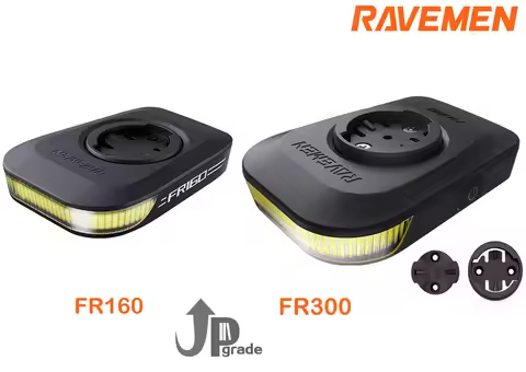 Ravemen Out-Front Bike Light For Garmin USB Rechargeable LED Bicycle Daytime Running Headlight FR300