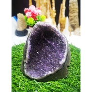 彩晶镇窝窝/rainbow Amethyst Geodge cave