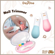 Day One 🍃 Electric Baby Nail Trimmer 6 IN 1 Nail Trimmer Pedicure & Manicure Baby Nail Clipper