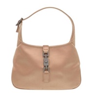 成色極佳 Gucci Vintage Jackie 005 0775 粉紅緞面手提包 1245 [二手] GUCCI