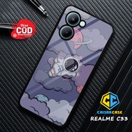 HP REALME C33 Case REALME C33 Kaisarcasehp [ Astronaut ] Casing Aesthetic Kesinghp Anime Character C