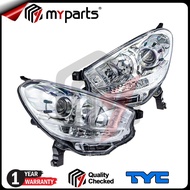 Perodua Myvi Lagi Best 2011-2015 Head Lamp Head Light Lampu Depan TYC