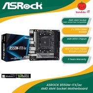 ASROCK B550M-ITX/ac AM4 Mini-ITX Motherboard - AMD AM4 Processor Combo