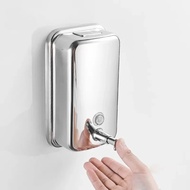 Stainless Steel Soap Dispenser Wall Mounted Bathroom Liquid Soap Dispenser Shower Gel Shampoo Dispen