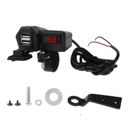 Motorcycle USB Charger + Voltmeter for powering and charging ADV160/150 Z250 Z900 Z800 R25 R6 MT09 M