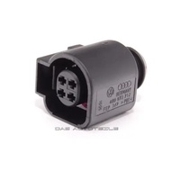 Genuine Audi Skoda Volkswagen 4 Pin Flat Connector Flat Contact Housing 4B0973712, 4B0 973 712, Orig