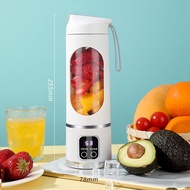 450ml Large Capacity Portable Electric Fruit Juicer USB Rechargeable Blender Ice Crusher 3 Gears adj